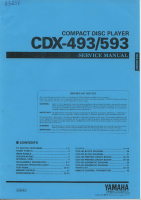 Yamaha CDX-593 - Service Manual 